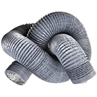 Tubo de Manguera de Ventilación Tubo Aire Flexible Aluminio PVC- Tubos para sistema de escape de coche-para Extractor de…